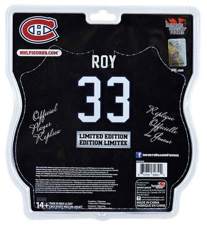 Patrick Roy Canadiens Montréal LNH Légende Figurine 6'.