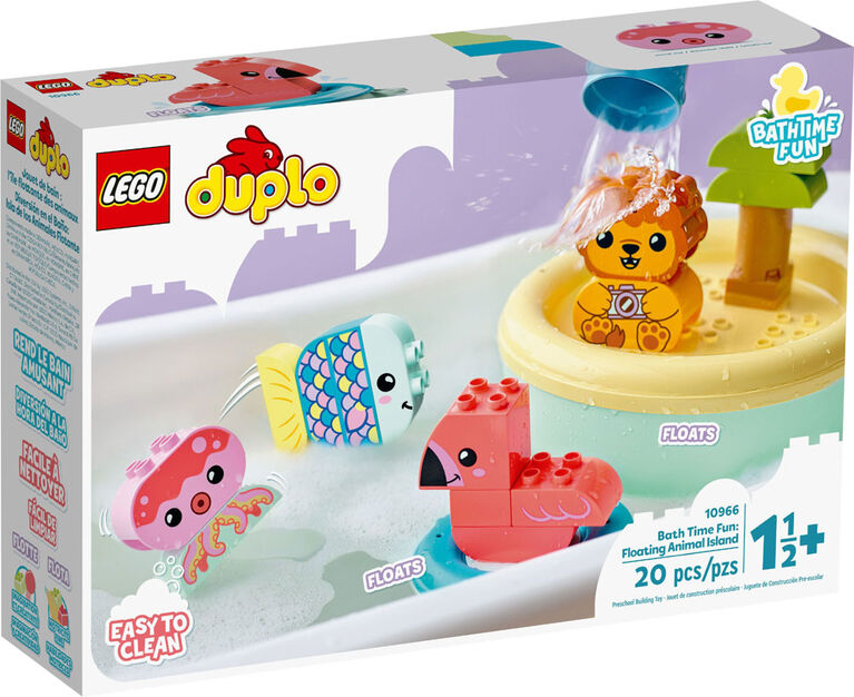 LEGO DUPLO My First Bath Time Fun: Floating Animal Island 10966 (20 Pieces)