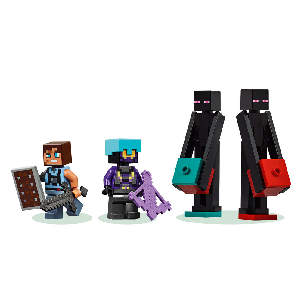 LEGO Minecraft The Enderman Tower Building Toy for Boys, Girls, and Gamers Ages 9+ - 21279