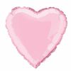 Ballon Aluminum En Forme De Coeur 18 Po - Rose Pastel