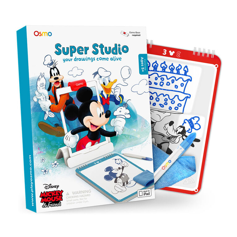 Osmo - Super Studio Disney Mickey Mouse and Friends: Jouet STIM (Une base Osmo est nécessaire pour jouer) - Édition anglaise