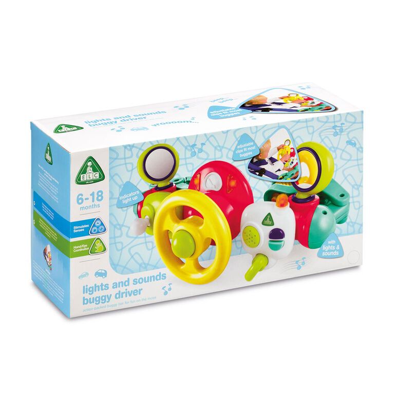 Early Learning Centre Lights And Sounds Buggy Driver - Blue - Édition anglaise - Notre exclusivité