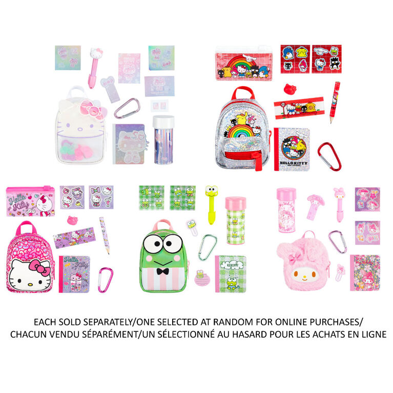 Real Littles Hello Kitty And Friends Backpack (one selected at random for online purchases)