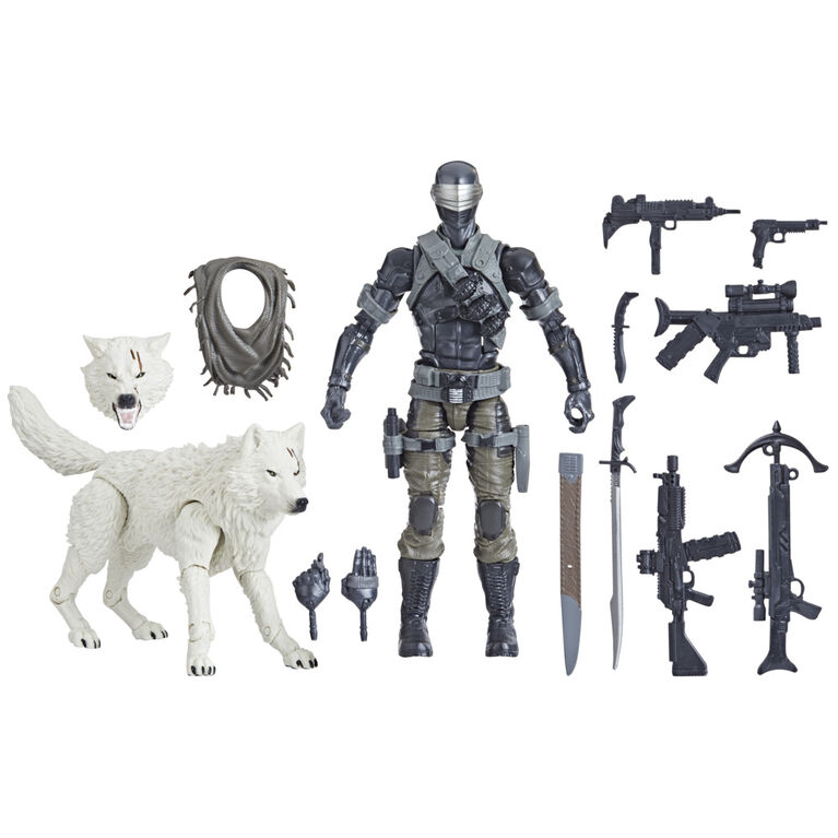 G.I. Joe Classified Series Snake Eyes and Timber Action Figures 52 Collectible Toy with Custom Package Art