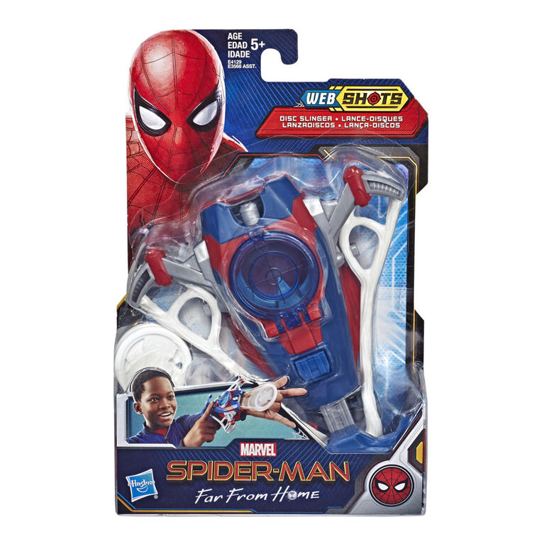 Spider-Man Web Shots Disc Slinger Blaster Toy