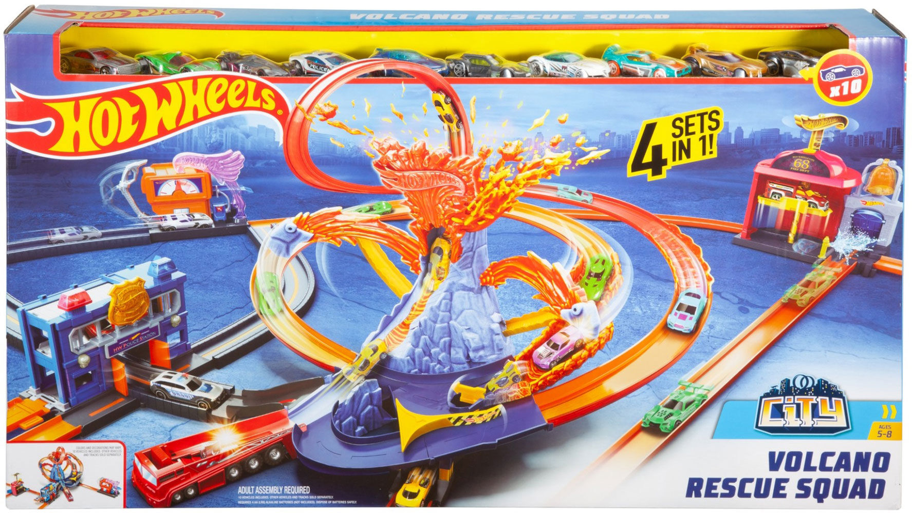 hot wheels volcano highway