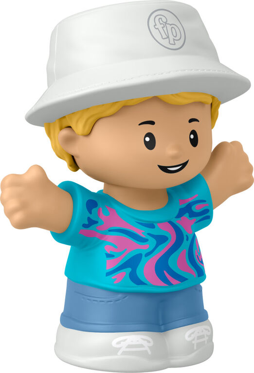 Fisher-Price Little People Boy in Tie-Dye Figure for Toddlers & Preschool Kids