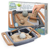 Kinetic Sand Kalm, Coffret zen Kinetic Sand pour adultes avec 3 outils pour un jeu sensoriel relaxant