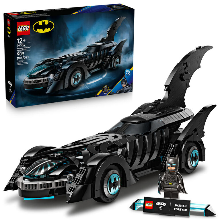 LEGO DC Batman: Batman Forever Batmobile Kids Toy - Batman Building Toys for Girls & Boys - 76304