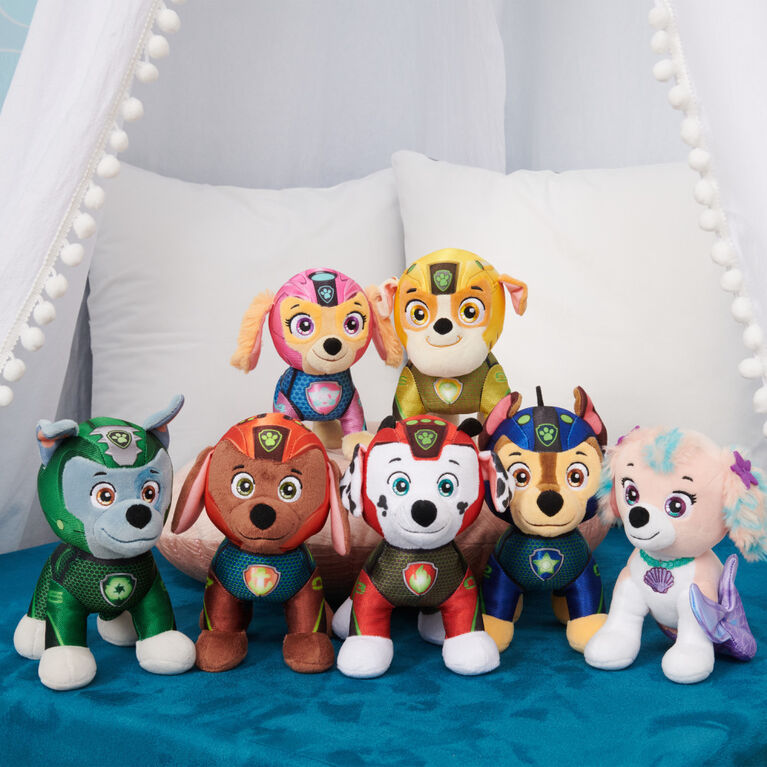 PAW Patrol, Aqua Pups Zuma, Stuffed Animal Plush Toy, 8-inch