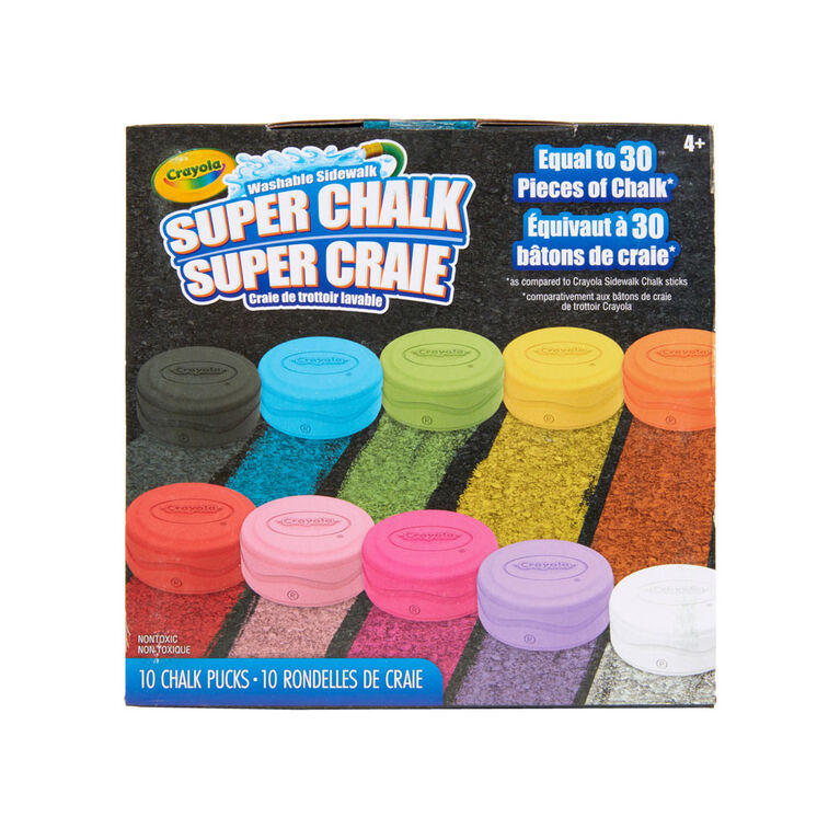 Super Chalk de Crayola, 10 pièces