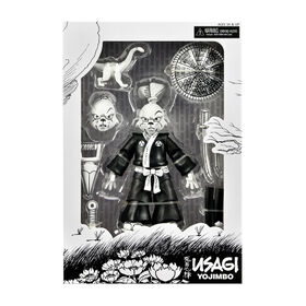 Teenage Mutant Ninja Turtles (Cartoon) - 7" Scale Action Figures - Usagi Yojimbo Noir & Blanc Figure - Édition anglaise - Notre exclusivité