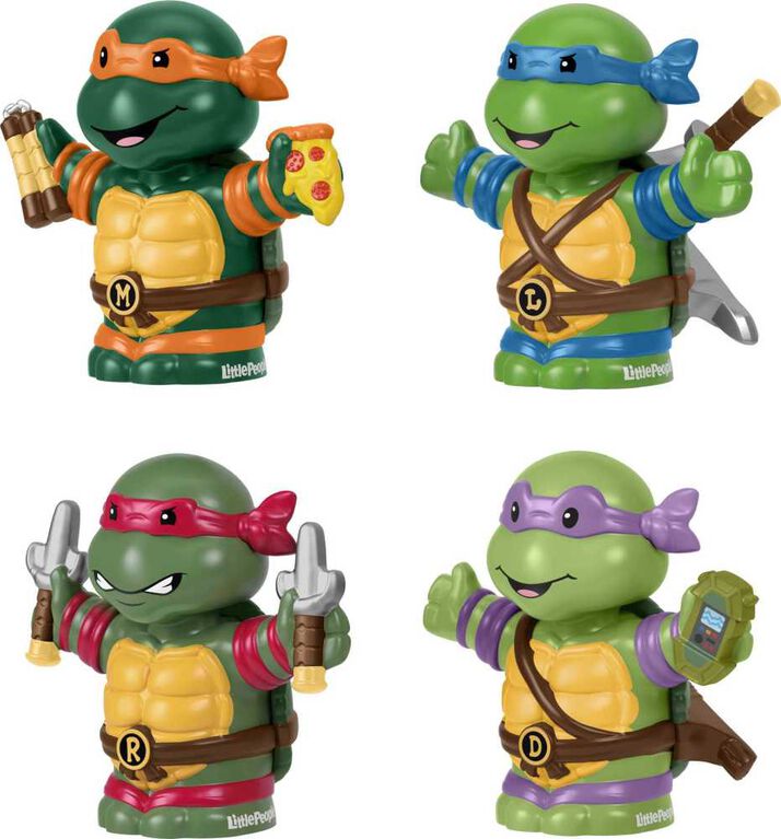 Fisher-Price Little People Collector Teenage Mutant Ninja Turtles Special Edition Set, 4 Figures
