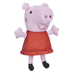 Peppa Pig Peluche Peppa rigole, cochon en peluche, animal interactif avec effets sonores