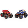 Monster Jam, Official Grave Digger vs. Grave Digger The Legend Color-Changing Die-Cast Monster Trucks, 1:64 Scale