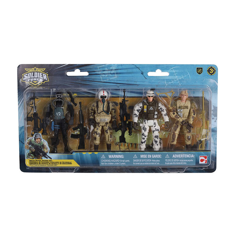 Soldier Force Squad Patrol Figures Set - R Exclusive