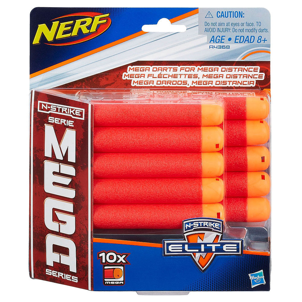 NERF N Strike Elite Mega Series 10 Darts Refill Pack Toys R Us