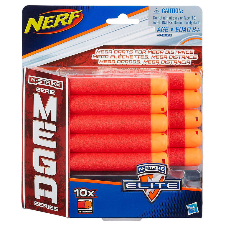 NERF N-Strike Elite Série Mega - 10 fléchettes de rechange