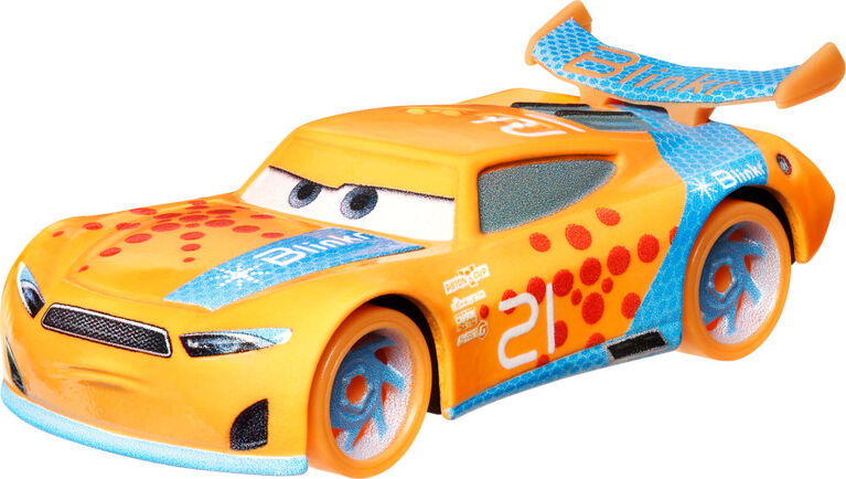 Disney and Pixar Cars Glow Racers Vehicles, Glow-in-the-Dark 1:55 Scale Die-cast Toy Cars