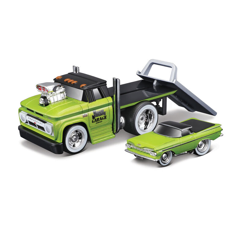 Assortiment De Véhicules De Transport Muscle Machines À L'Échelle 1:64