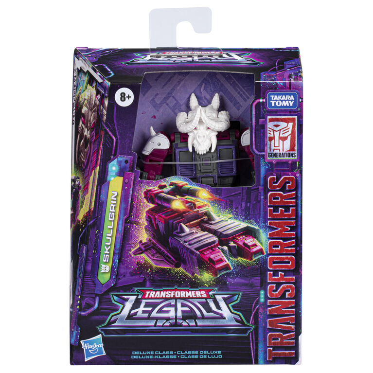 Transformers Toys Generations Legacy Deluxe Skullgrin Action Figure, 5.5-inch
