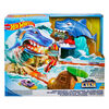 Hot Wheels Ciity - Coffret de jeu L'Attaque Du Requin