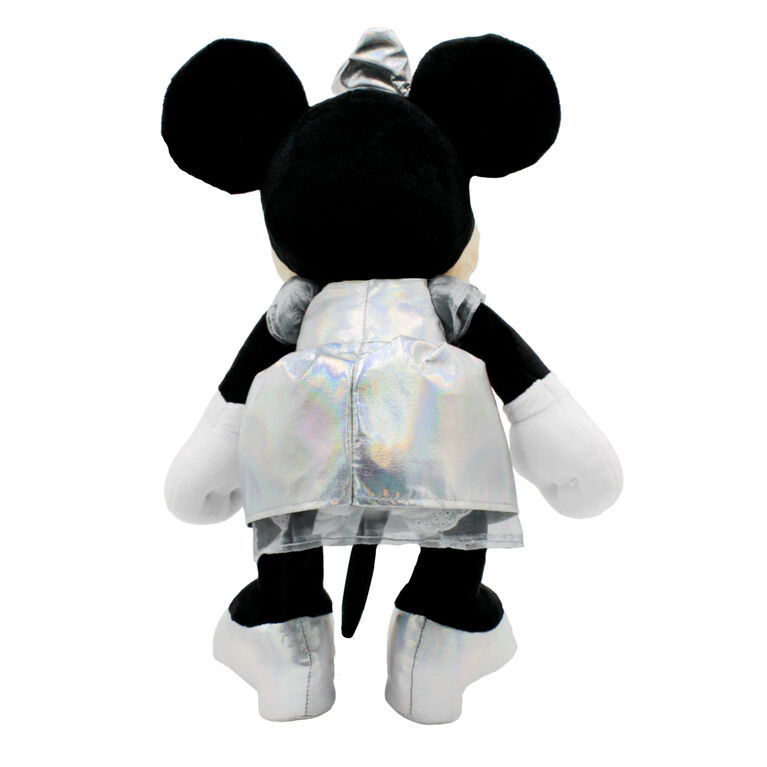 Disney - Peluche Minnie Mouse avec tenue de célébration du 100ème anniversaire de Disney - 14''