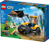 LEGO City Construction Digger 60385 Building Toy Set (148 Pieces)