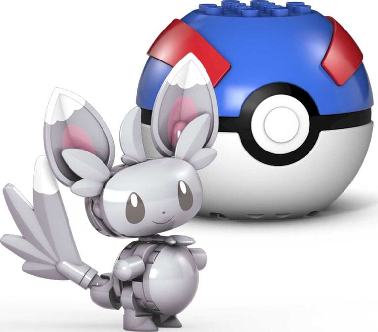 Mega Pokemon Minccino Construction Set with character figures (27 Pieces)