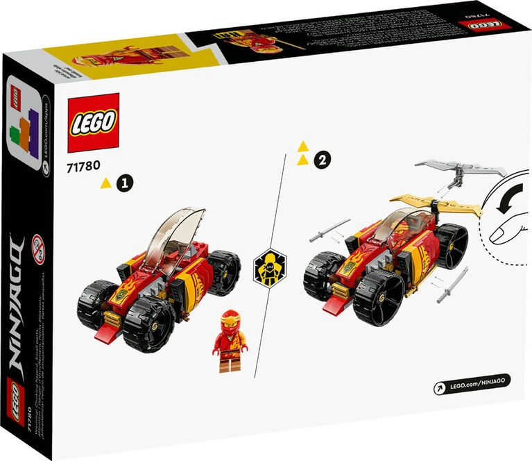 LEGO NINJAGO La voiture de course Ninja de Kai EVO 71780 Ensemble de jeu de construction (94 pièces)