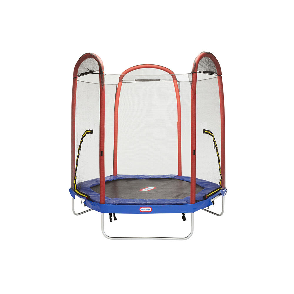 Little tikes trampoline with slide top