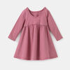 too cute long sleeved twirl dress, size 4-5y - Pink