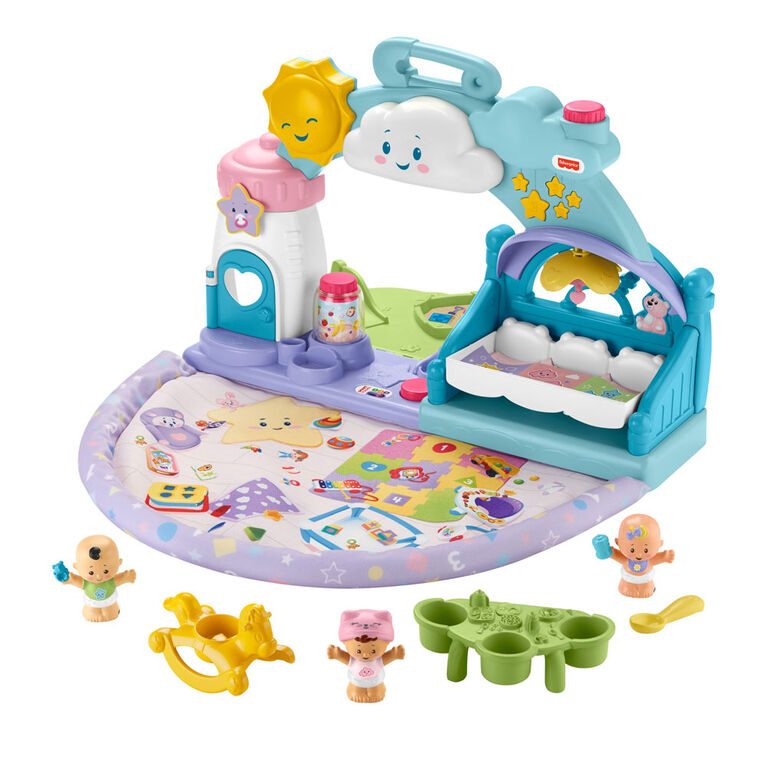 Fisher-Price - Little People - Rendez-vous de jeu des bébés 1-2-3 - Édition anglaise