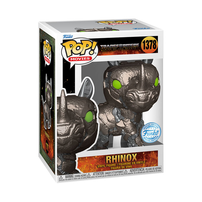 POP:Transformers Rise of the Beasts-Rhinox - Notre exclusivité