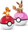 MEGA Pokémon Poké Ball 2-Pack Building Toy Kits with 2 Action Figures (40 Pieces)