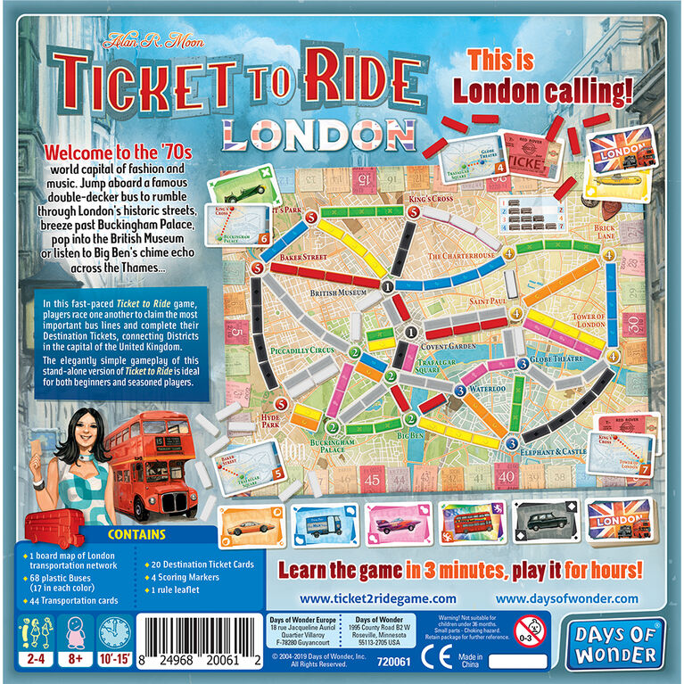 Days Of Wonder - Ticket To Ride - Express - London - English Edition