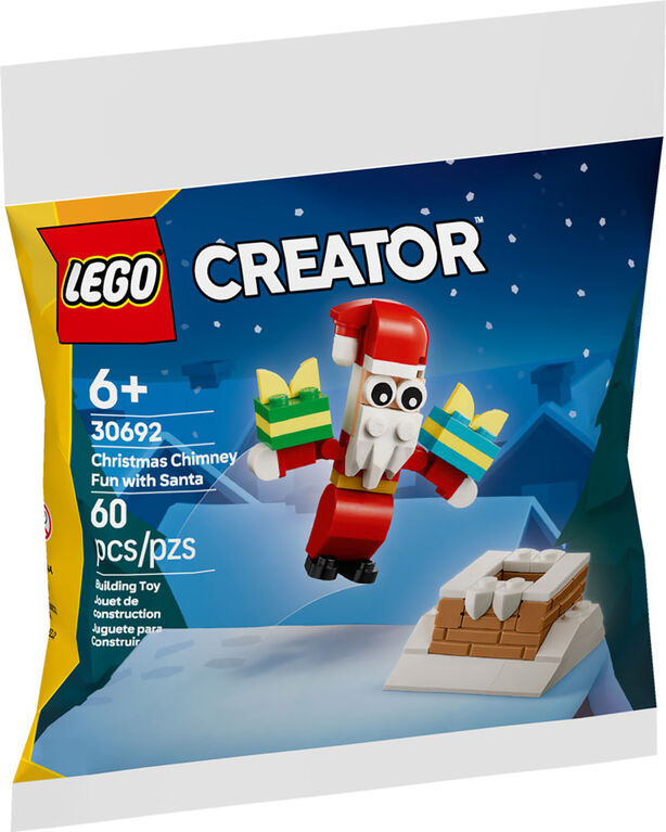 LEGO Creator Le p&egrave;re No&euml;l sautant dans la chemin&eacute;e 30692