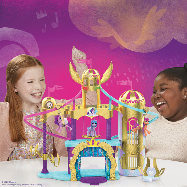 My Little Pony: A New Generation Movie Royal Racing Ziplines - 22-Inch Castle Playset Toy