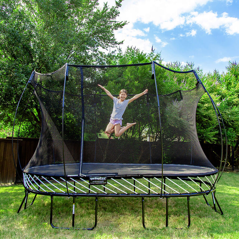 O92 Large Oval Trampoline 8X13