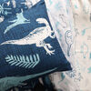 3-Piece Toddler Bedding Set, Blue Dinosaur