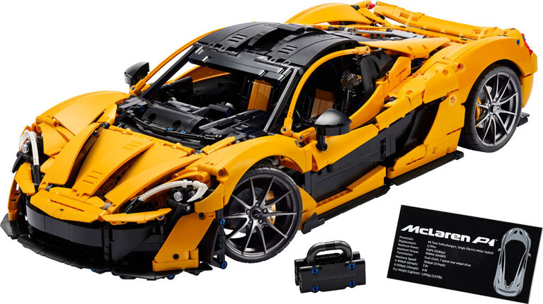 LEGO Technic McLaren P1 Hypercar, F1 Gift for Adults, Formula 1 Race Car Model for Racing Fans, 42172