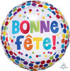 Anagram Bonne Fete 18" Foil Balloon