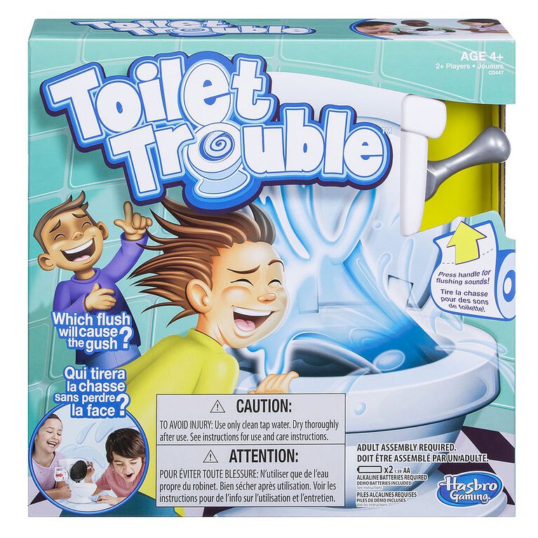 Hasbro Gaming - Toilet Trouble Game