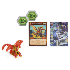 Bakugan Evolutions, Surturan, Platinum Series True Metal Bakugan, 2 BakuCores and Character Card