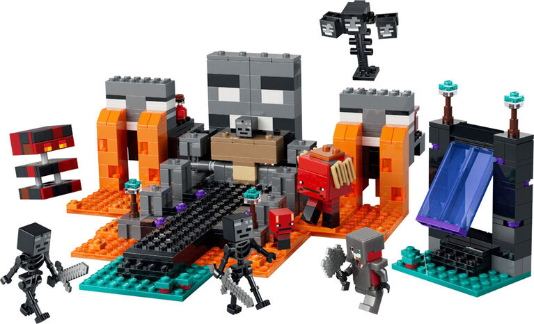 LEGO Minecraft Wither Battle Building & Pretend Play Toy for Boys, Girls, & Kids, Ages 8+ - 21590