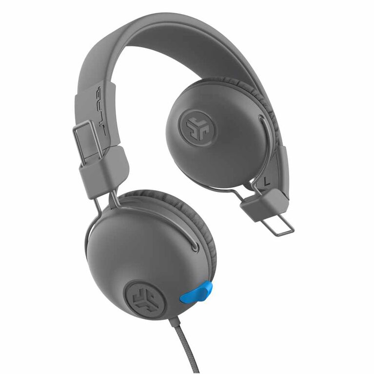 JLab Audio JBuddies Learn Wired On-Ear Headphones Gray