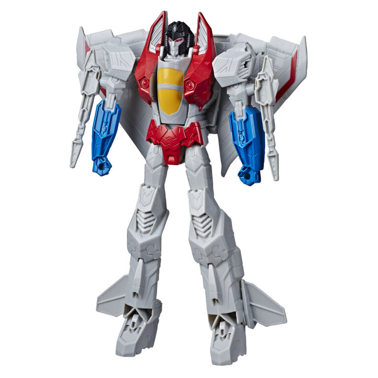 Transformers Toys Titan Changers Starscream Action Figure, 11-inch