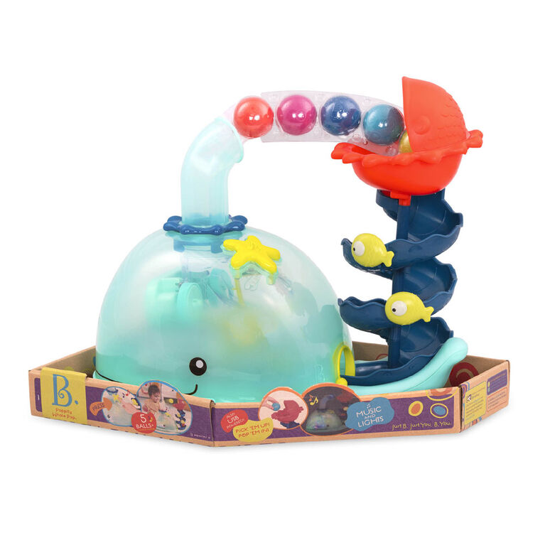 B. toys, Poppity Whale Pop, Musical Ball Popper