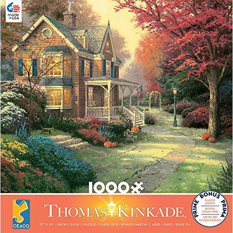 Ceaco Thomas Kinkade Victorian Autumn Jigsaw Puzzle (1000 Piece)