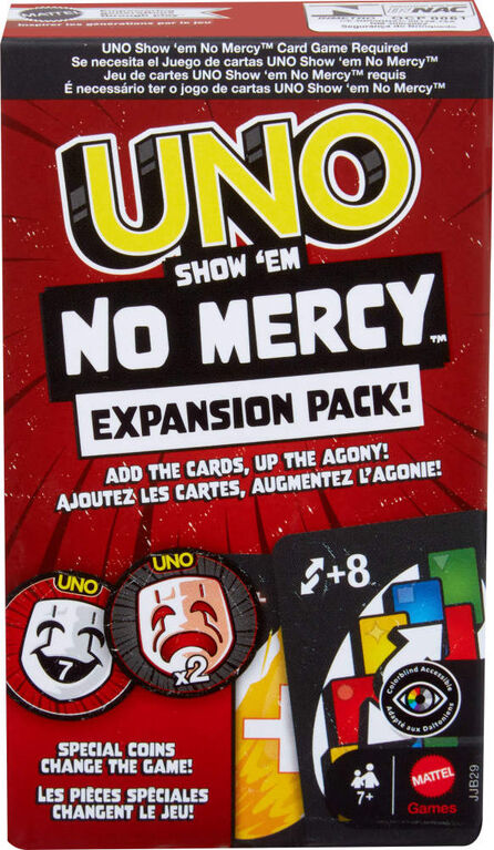 UNO Show 'em No Mercy Coffret d'extension, enfant, adultes, famille